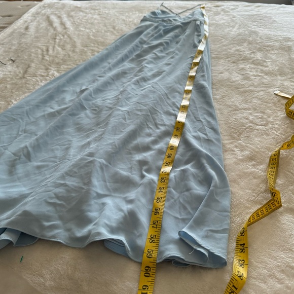 Fame and Partners Mirabella Maxi Bridesmaids Dress Size US 4 Pale Blue - Picture 11 of 11